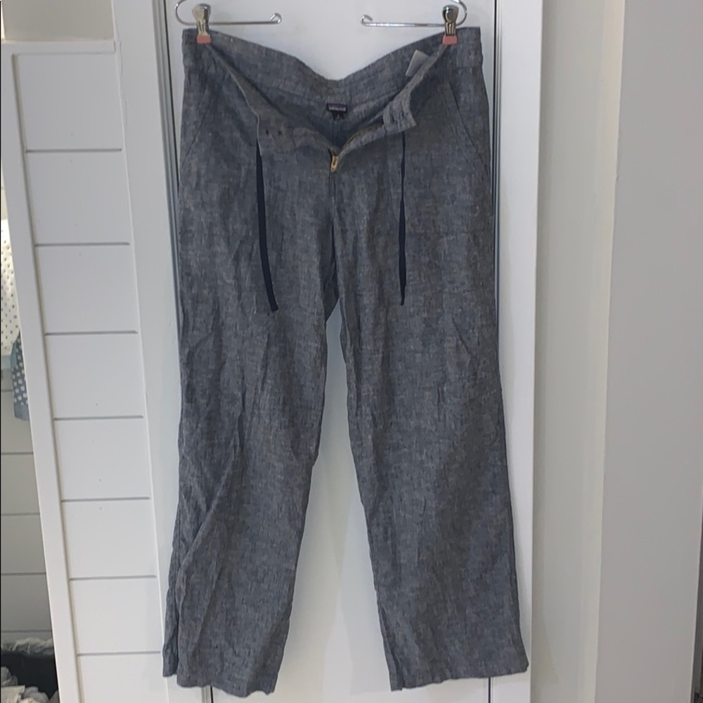 Patagonia, relaxed fit linen pants, size 8, short